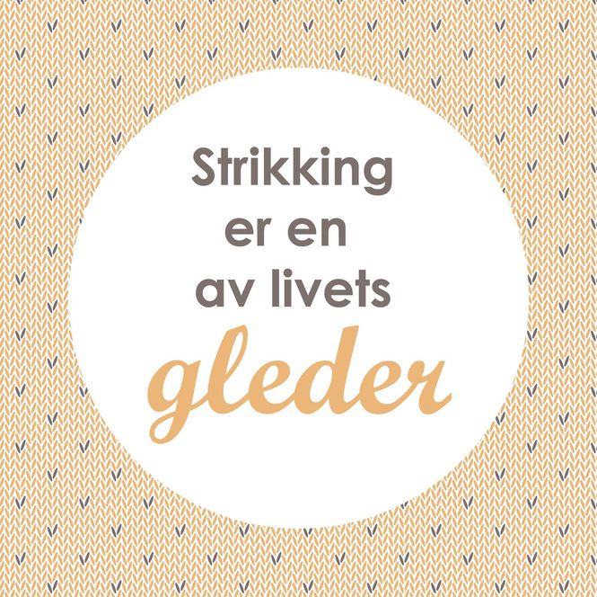 Hovedbilde Serviett Strikking