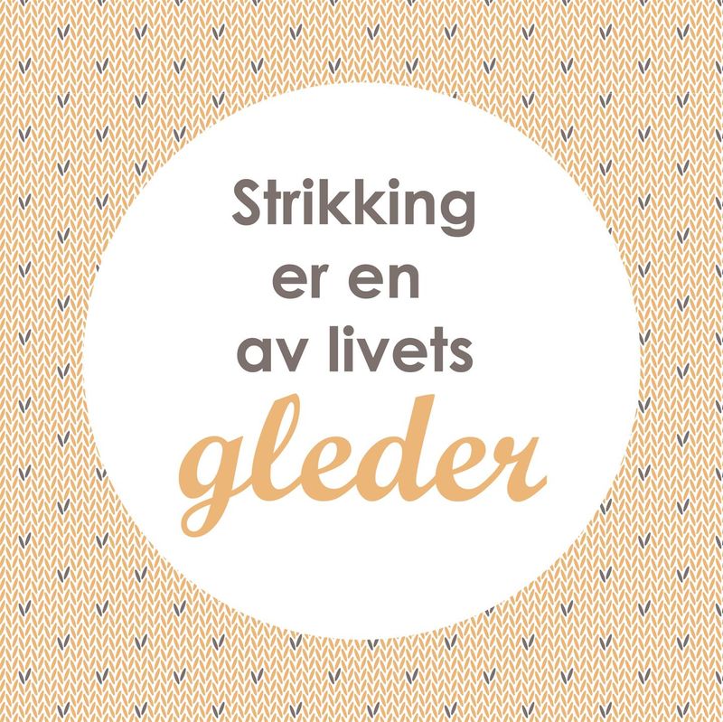 Serviett Strikking